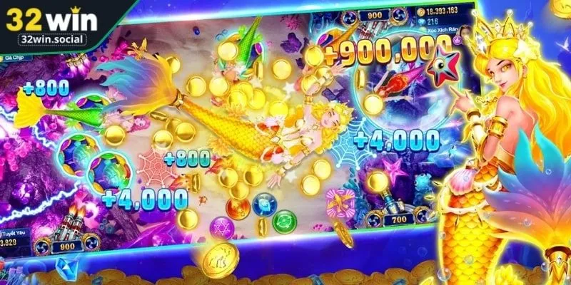Tiền thưởng bắn cá kho báu long cung sẽ nhanh chóng được cộng